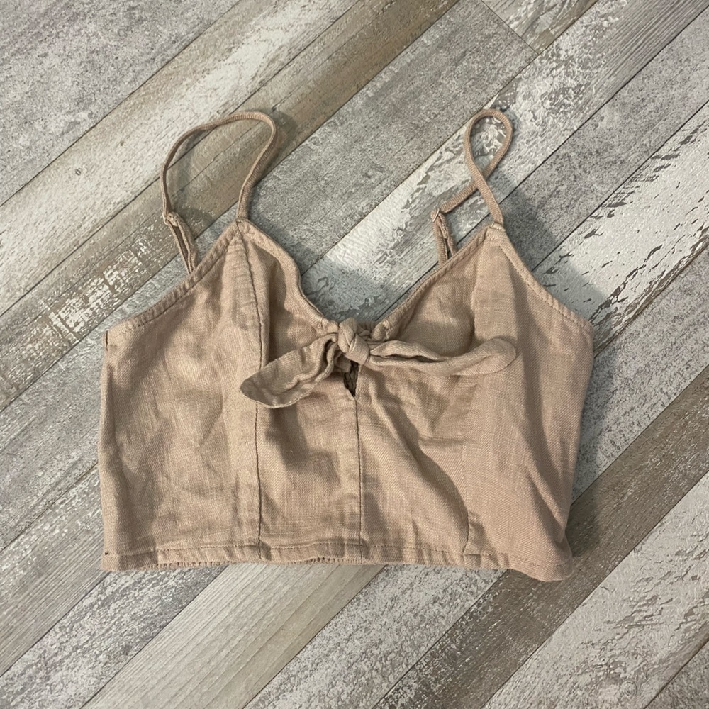 aerie cropped tank top